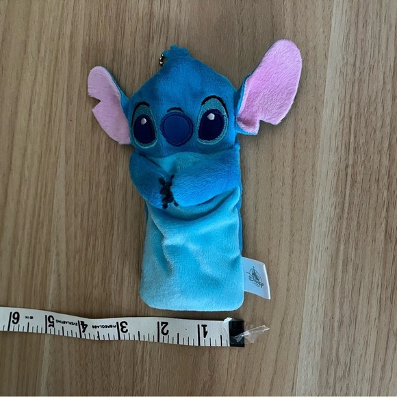 STITCH Small Plush Holder Blue Keychain Disney Store Japan - Picture 7 of 10